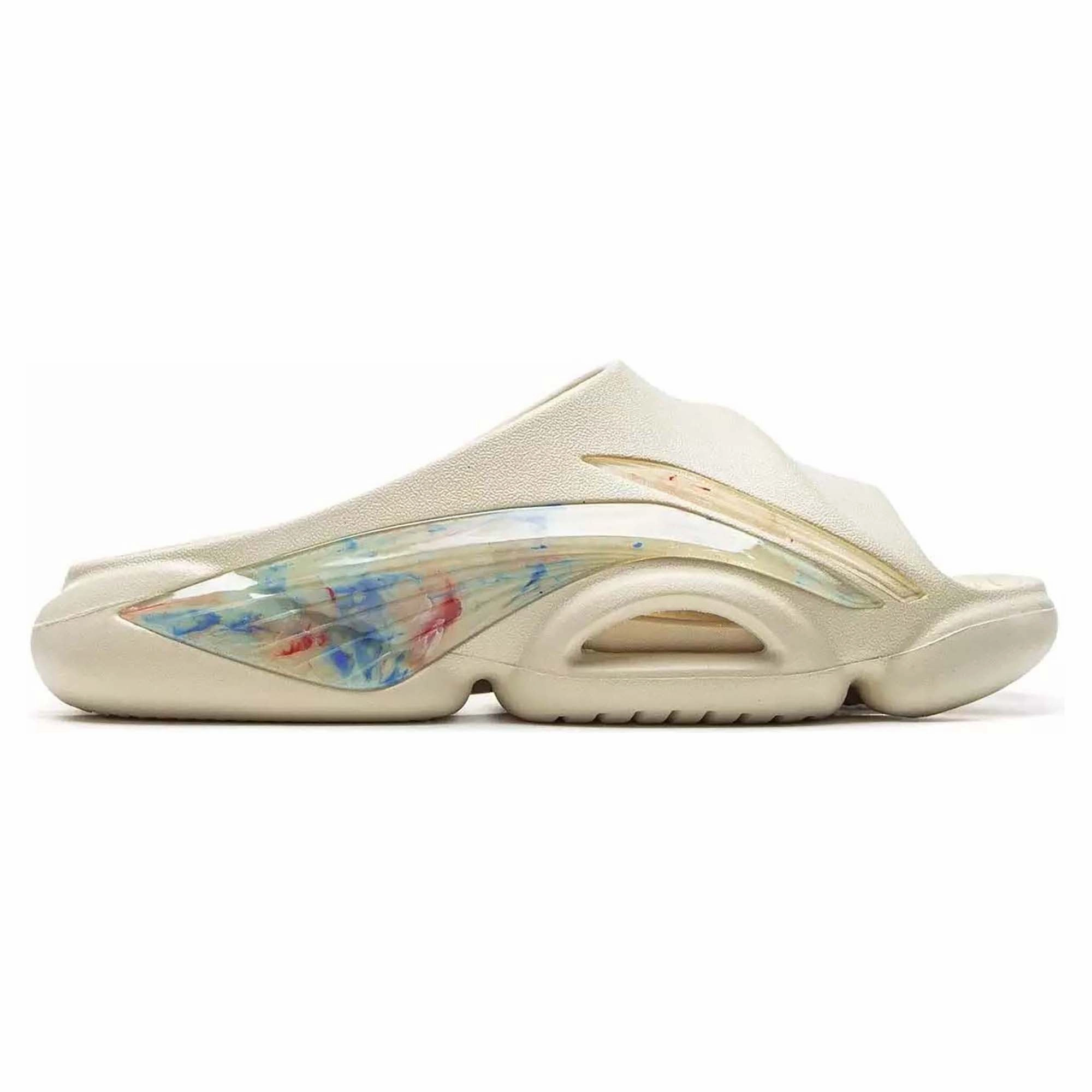 Bad 5 OG 'White Multi' Men's Slides Responsive Propulsion Plate Court Traction Boost