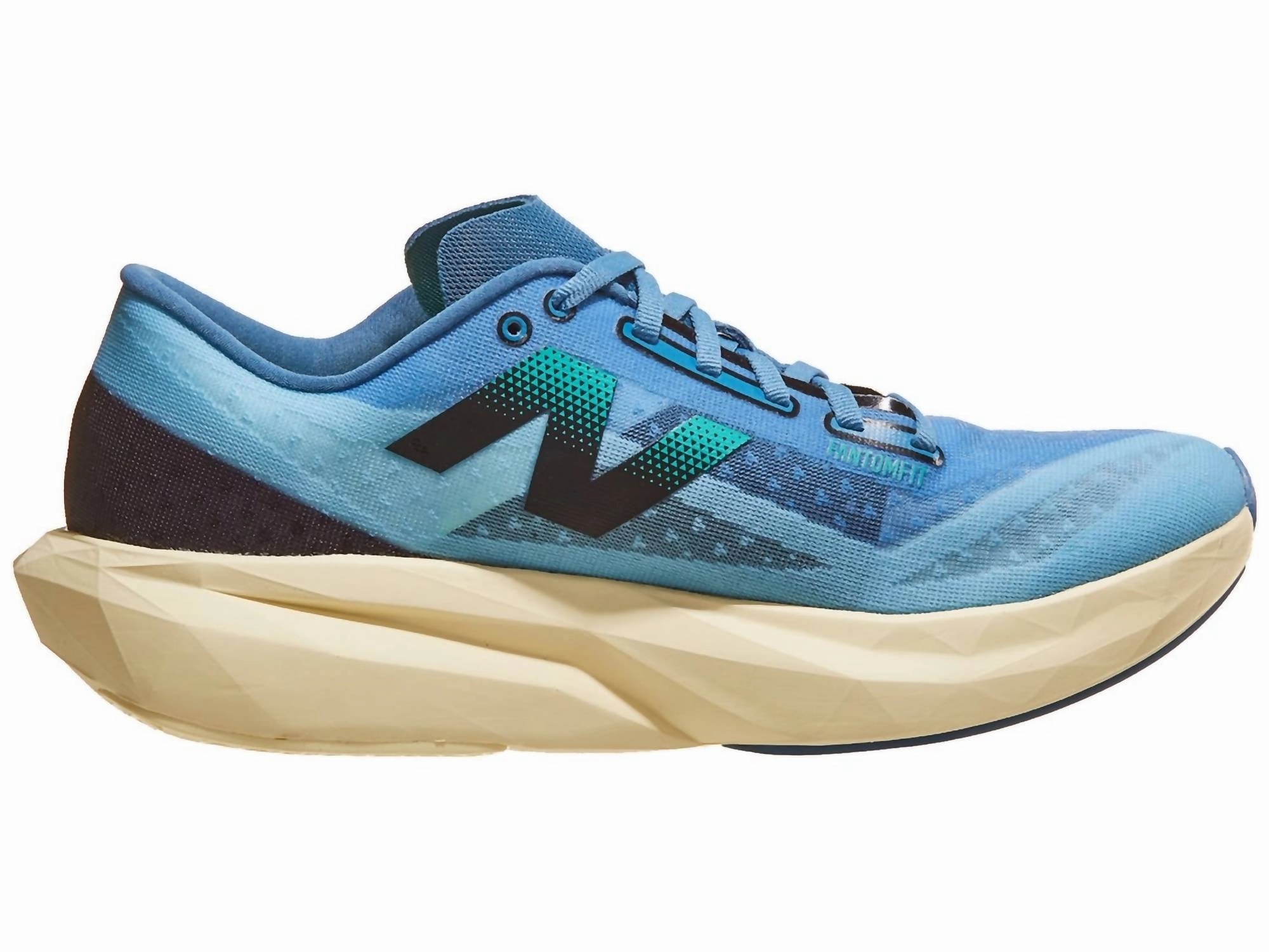 hybrid sole shoes Entry - level Men's Fuelcell Rebel V4 Running Shoes In Blue/blue