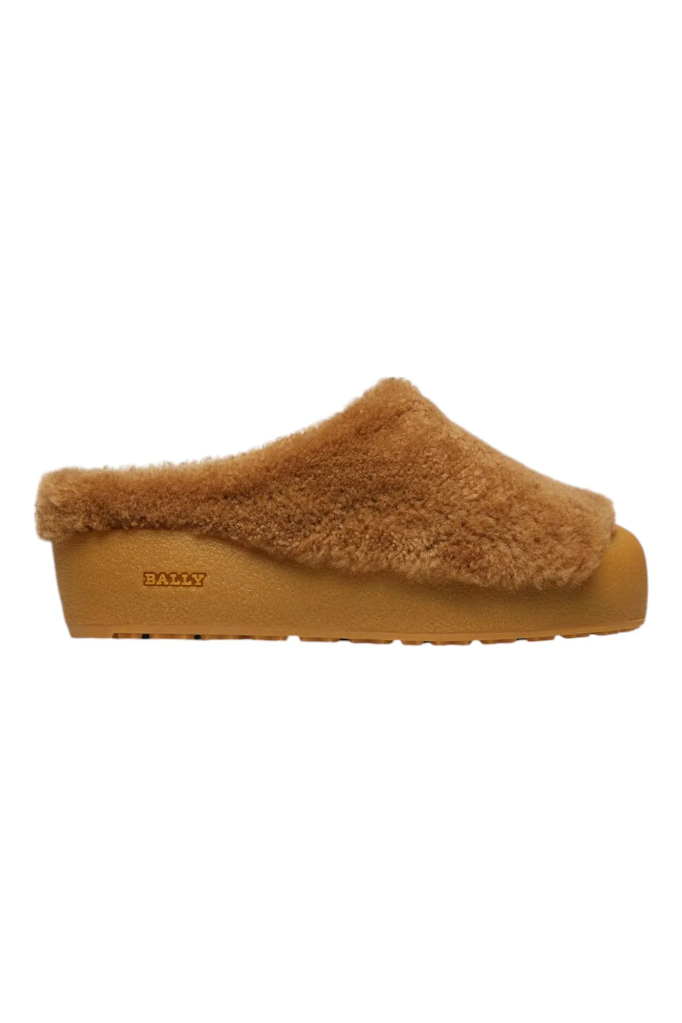 Bally Crans 6302944 Men's Camel Calf Leather Slippers Bright Pop