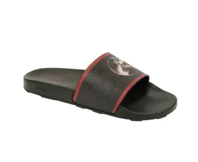 Sporty Travel Shoes Stylish Open-toe Sandals Bally Men's Rubber With Logo And  Edge Slide Sandals