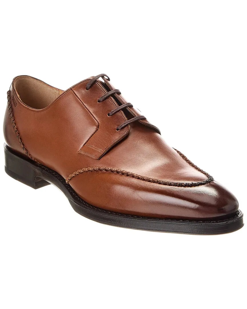 Bally Scaron Leather Oxford Comfortable Feel Runway Oxfords