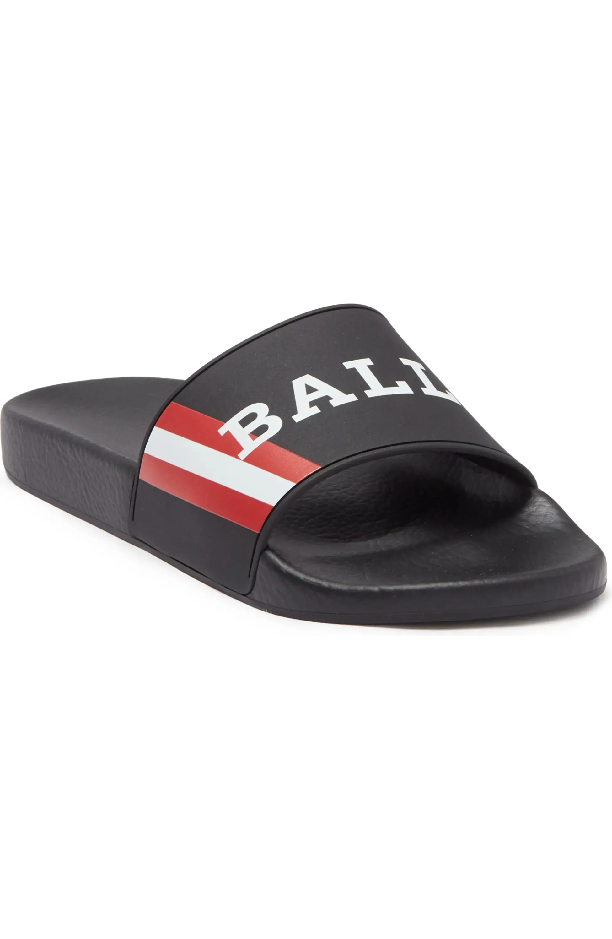 Bally Simon 6234034 Men's Black Logo Rubber Sandals Air Trip