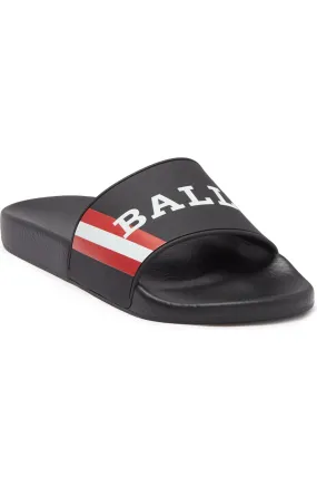 Bally Simon 6234034 Men's Black Logo Rubber Sandals Air Trip