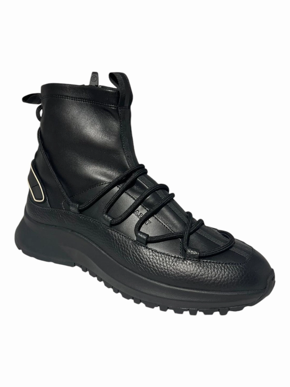 Bally Denwer 6301868 Men's Black Laced Sneakers & Boots Shockproof anti-odor