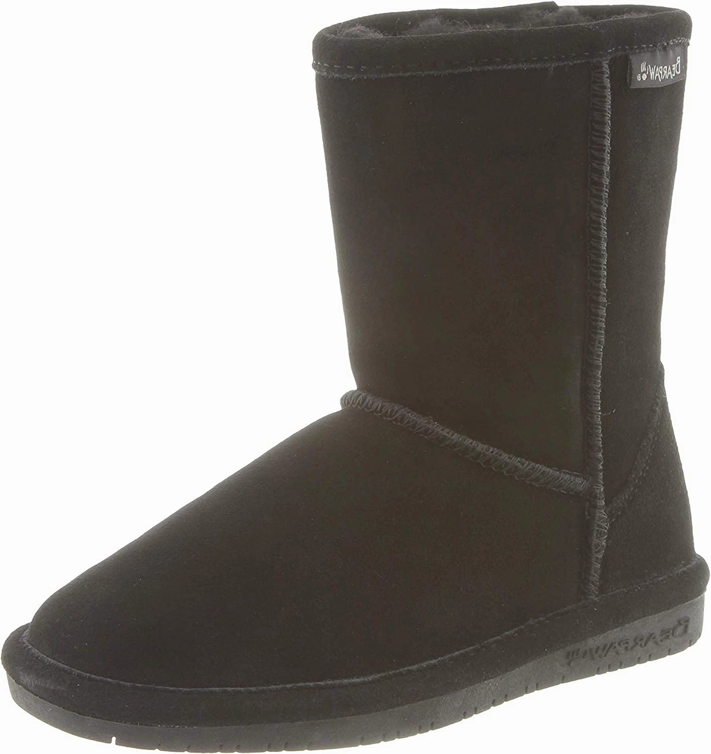 BEARPAW Girls Emma Short Suede Boots Strong material Stable Support Urban Commute