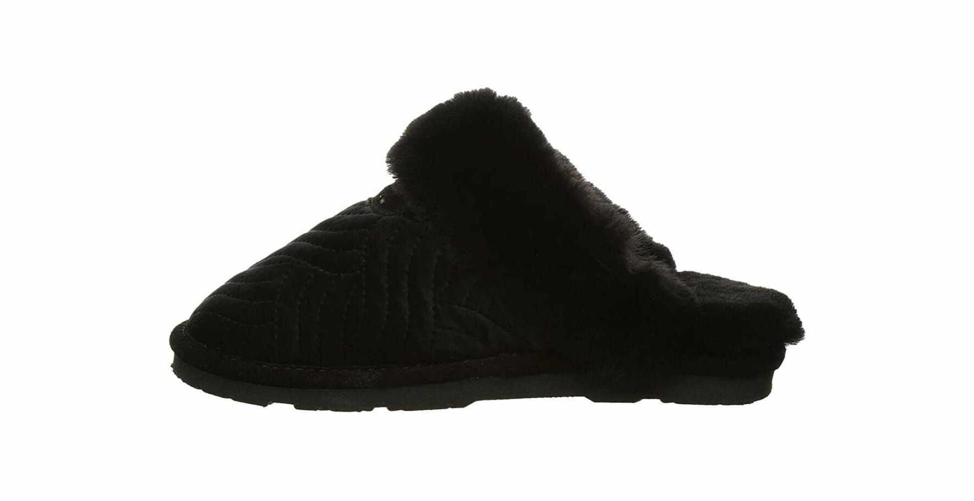 BEARPAW Womens Effie Sheepskin Slipper Easy Relax Fit Simple Foot Step