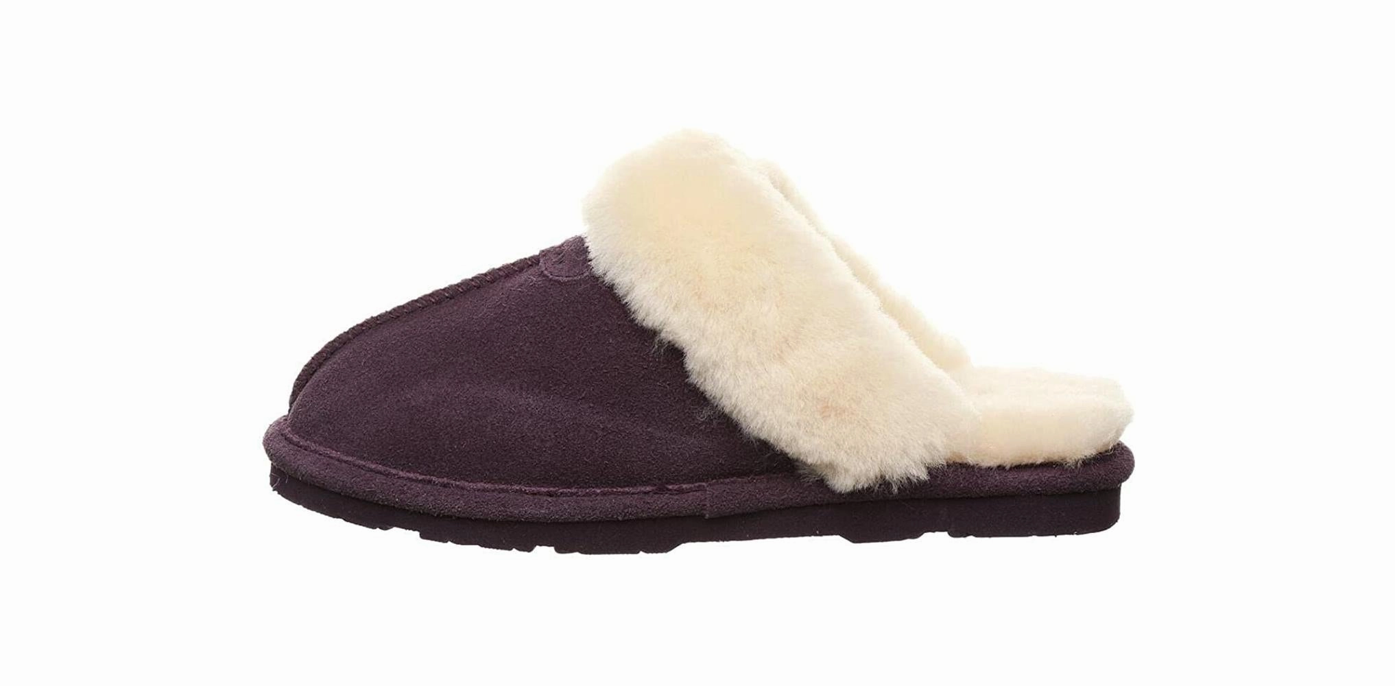 BEARPAW Womens Loki II Slide Slipper Elastic laces Effortless Comfort