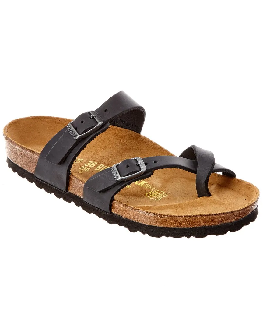 Flexible Summer Sandals Birkenstock Mayari Oiled Leather Sandal