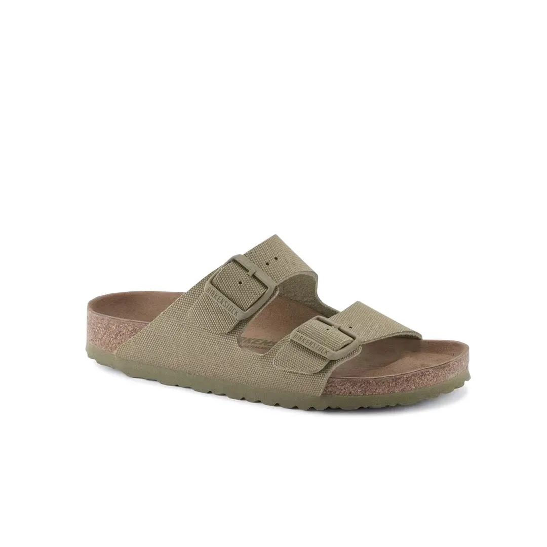Arch Ease Open Toe Design Birkenstock - Men's Arizona Vegan Textile Canvas Slides (1023958)