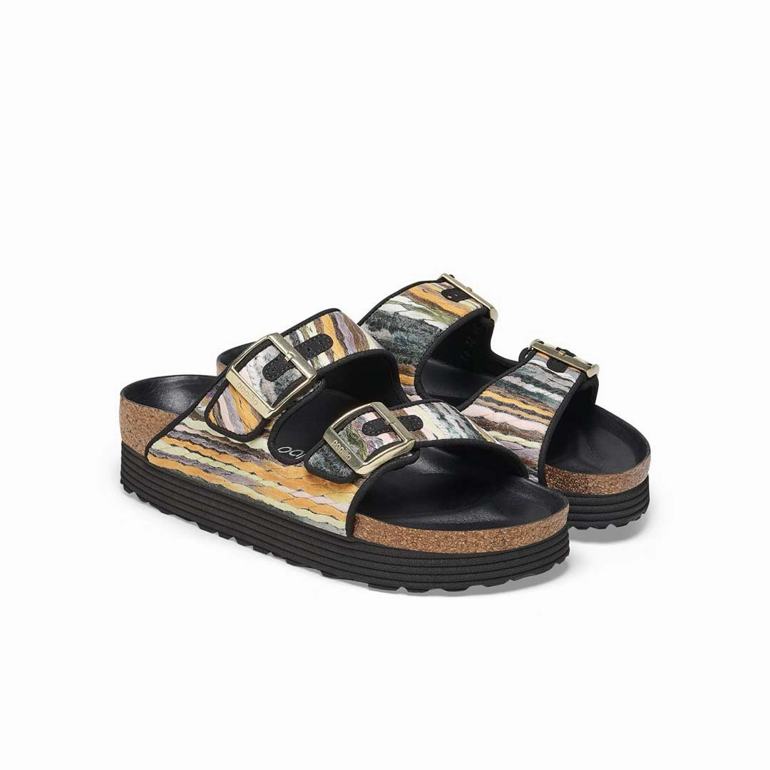 Birkenstock - Women's Arizona Platform Slides (Narrow) (1025303) Open Toe Design