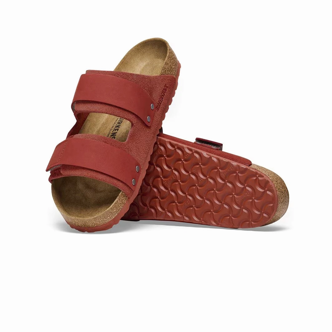 Look Sharp Smart Comfort Birkenstock - Women's Uji Suede Leather Sildes (Narrow) (1025703)