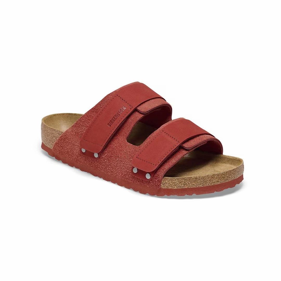 Air Flow Birkenstock - Women's Uji Suede Leather Sildes (Narrow) (1025703)