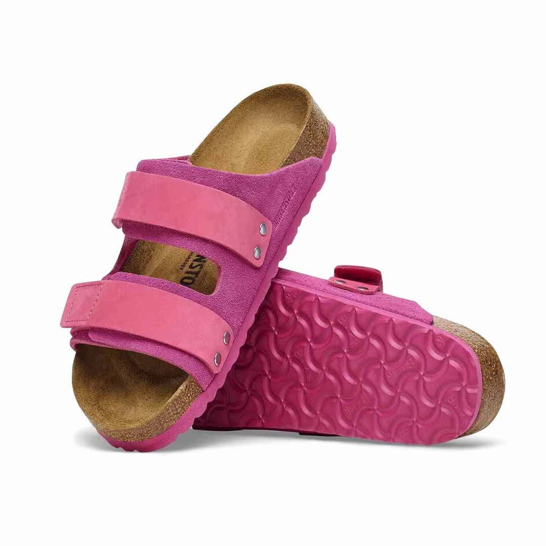 Comfort Focused Birkenstock - Women's Uji Suede Slides (Narrow) (1026497)