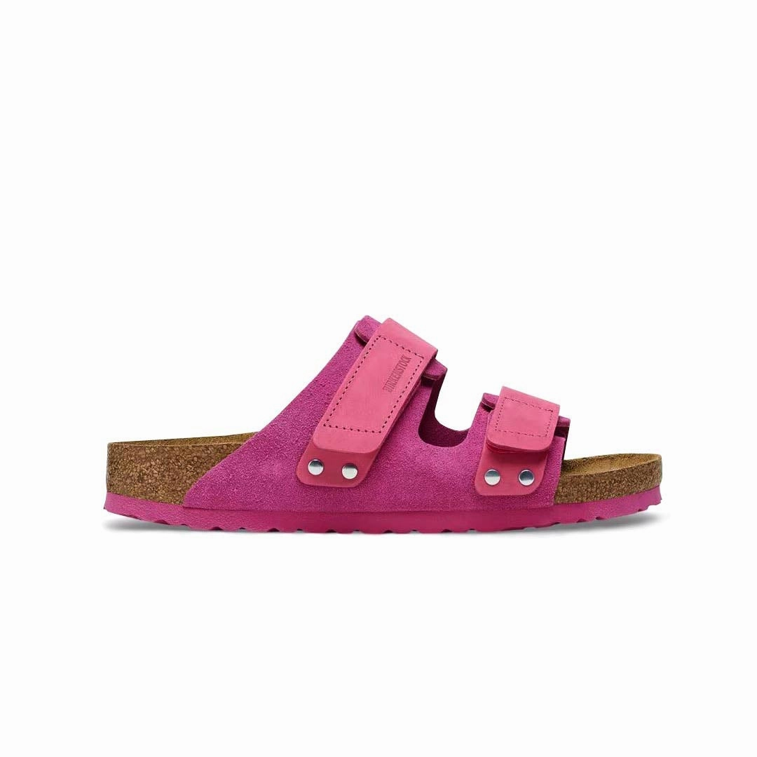 Beach Ready Comfortable Footwear for Every Day Birkenstock - Women's Uji Suede Slides (Narrow) (1026497)