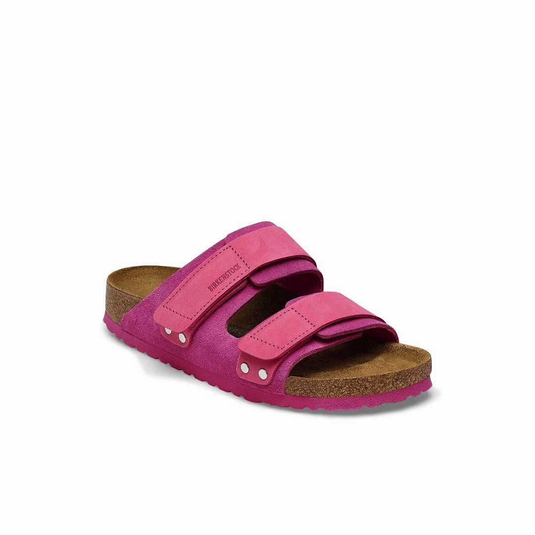 Birkenstock - Women's Uji Suede Slides (Narrow) (1026497) Smart Look Bead Edge