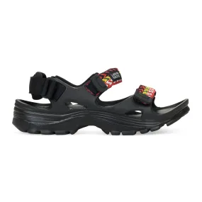 BLACK X SUICOKE WAVE LACETS CURB SANDALS Beach-ready Footwear