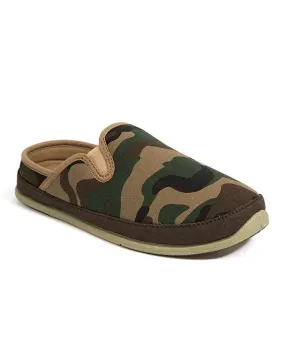 Deer Stags Lil Spike Slipper Kids  Green Camouflage Slip On Shoes JOBB997 Sleek Vacation Sandals Sport Ease