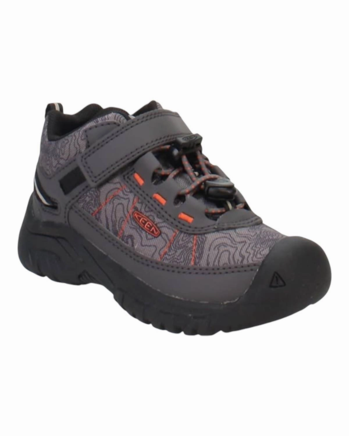 Classic Fit Climber Boy's Targhee Sport Shoes In Magnet/scarlet