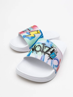 Boys Slip On Slides Lightweight Outsole