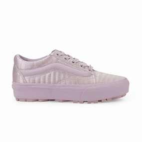 occasional - use X O C LILAC SNOW PADDED OLD SKOOL LUG PLATFORM SNEAKER
