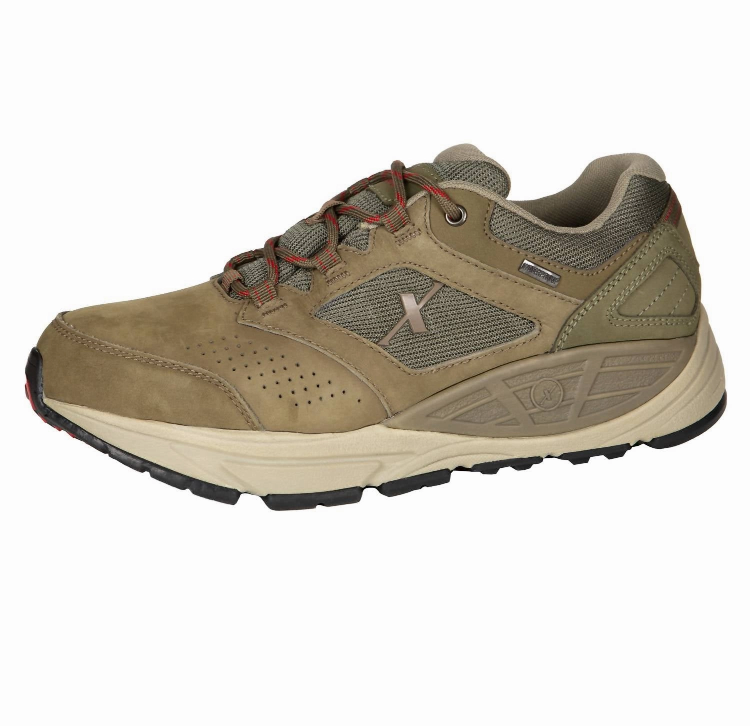 Men's Hyperion Ii Low Hiking Shoes In Mocha Giant pattern Impact Absorbing