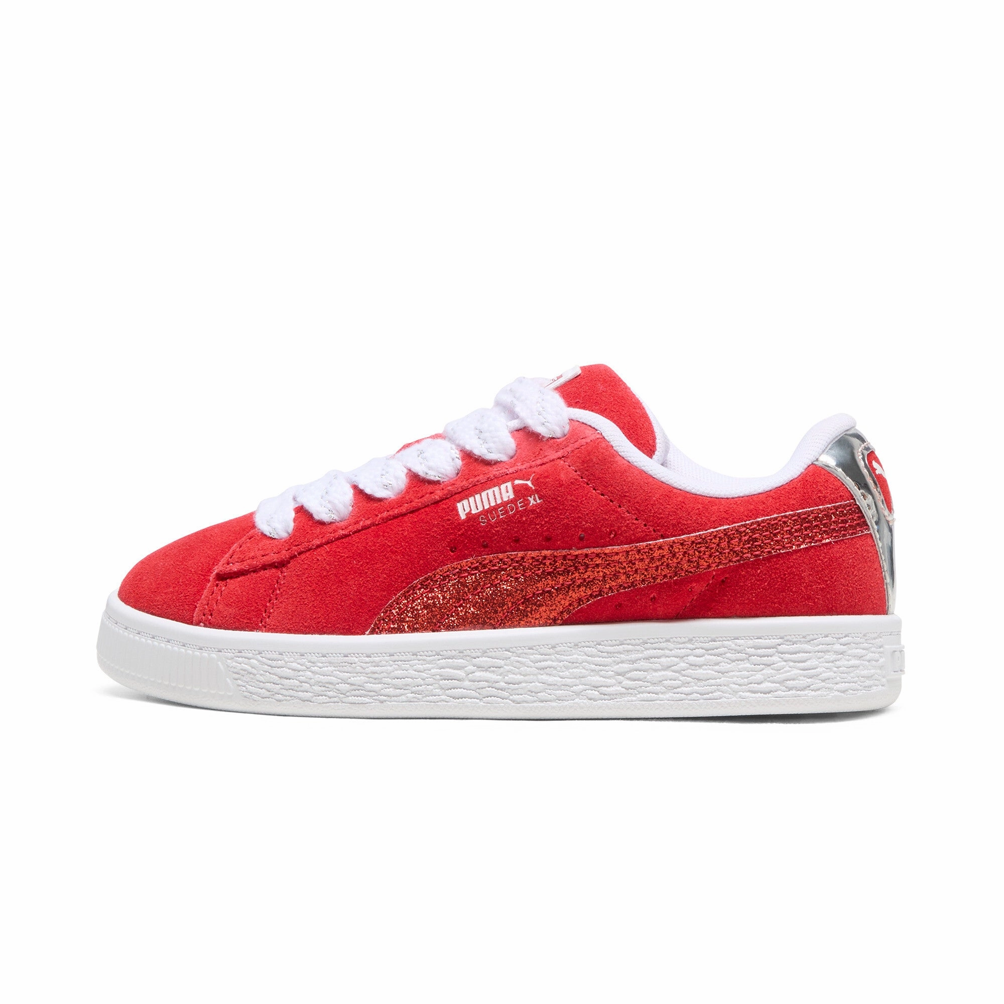 PUMA Suede XL Holiday Glitz Little Kids' Sneakers Shock Absorption Technology
