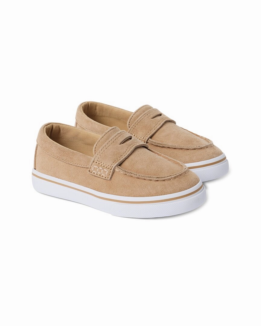Janie and Jack Suede Penny Loafer Sneaker Comfy Wear