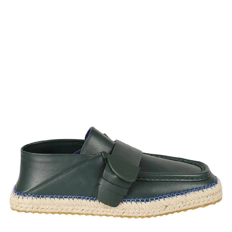 Daily Wear Burberry Deck Low Top Leather Espadrilles