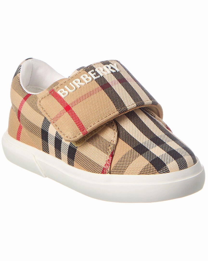 Comfy Interior Sun Path Burberry Canvas Sneaker