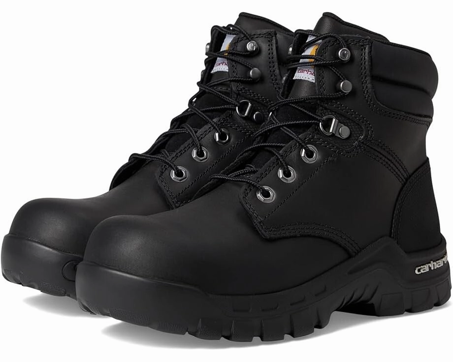 tempo - run shoes Carhartt Rugged Flex FF5361 Women's 8 Black Leather Comp Toe Work Boots ZPO3734