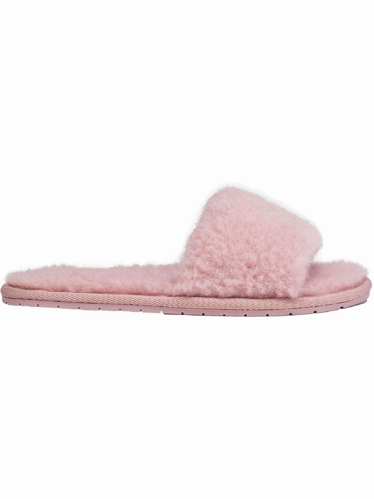 Comfort Sandal Carmen Womens Faux Shearling Wool Blend Slide Slippers
