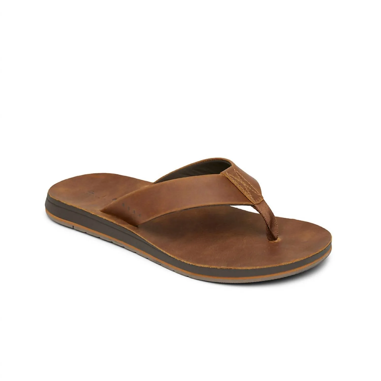 Men's Ojai Classic Flip-Slops In Dark Brown Soft Flexible