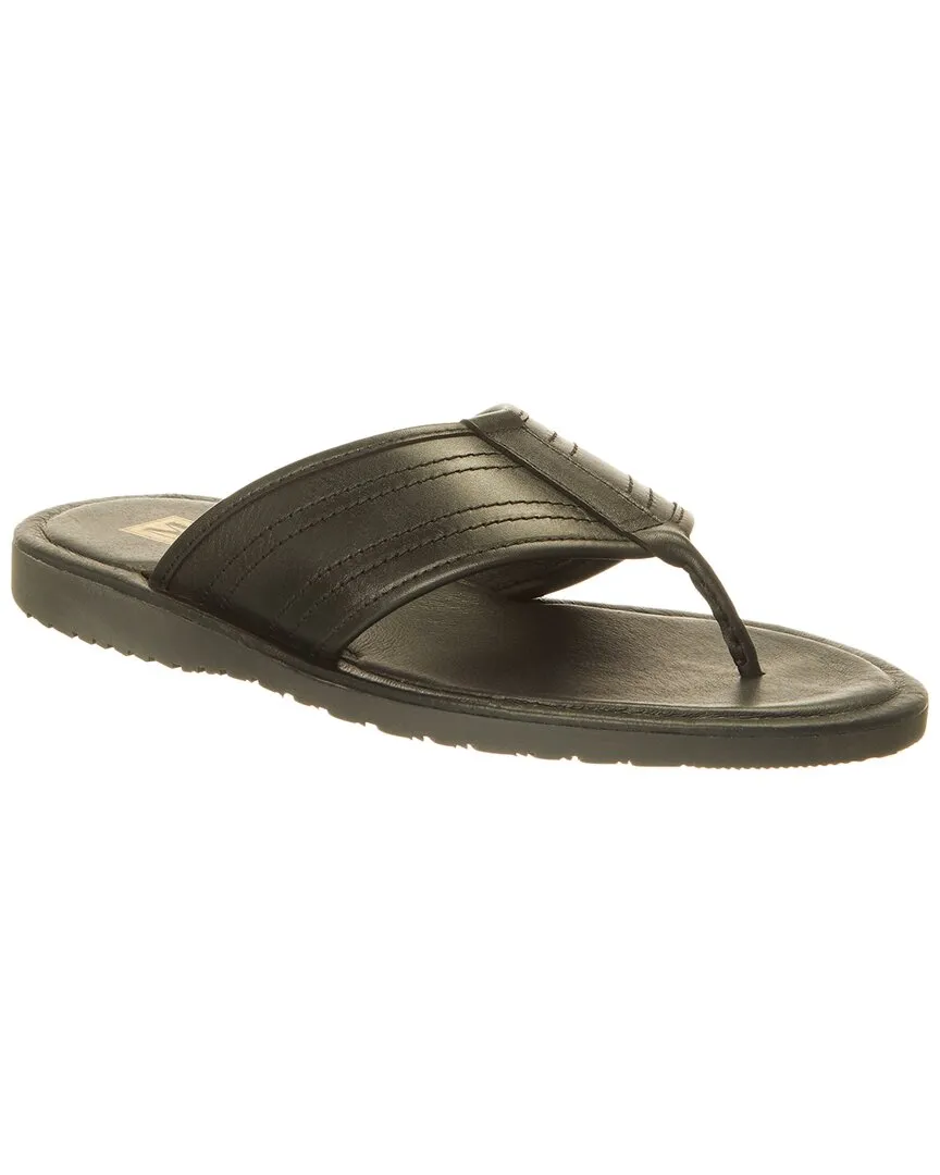M by Bruno Magli Artemio Leather Flip-Flop ergonomic
