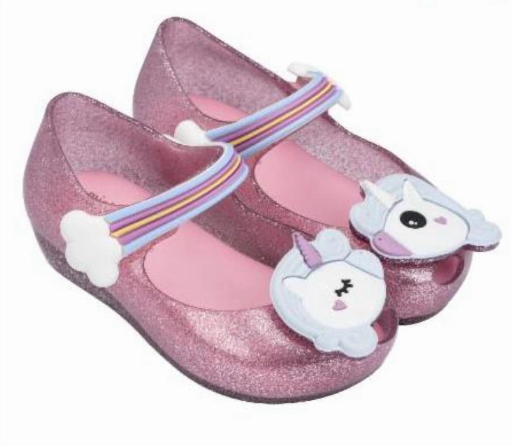 Calm Walk Outdoor Use Kids Ultragirl Unicorns Sandals In Pink