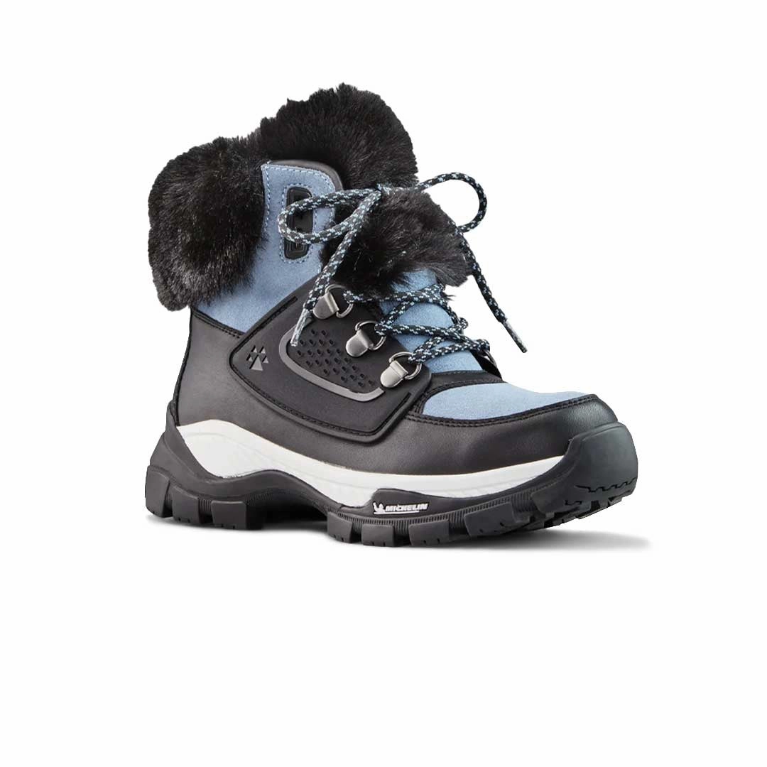 Cougar - Women's Union Waterproof Winter Boots (UNION-DENIM) Low Profile Rough Terrain Low Profile Winter Walker