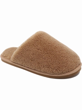 Enhanced Safety Flexible Function Cecil Womens Faux Fur Wool Blend Slide Slippers