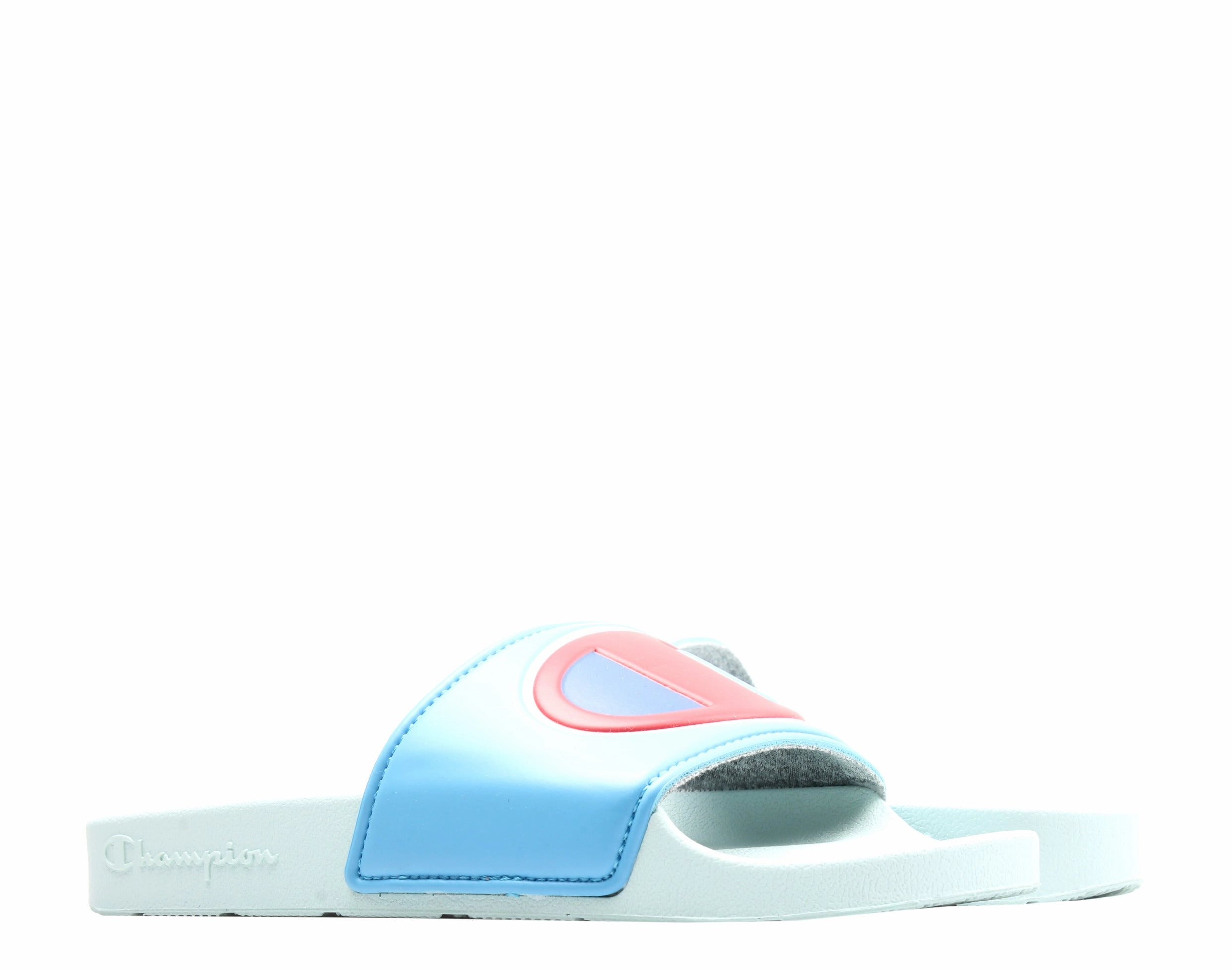 Cushioned Midsole Champion Lifea??? IPO Color Block Active Blue/Multi Women's Slides CM100329W