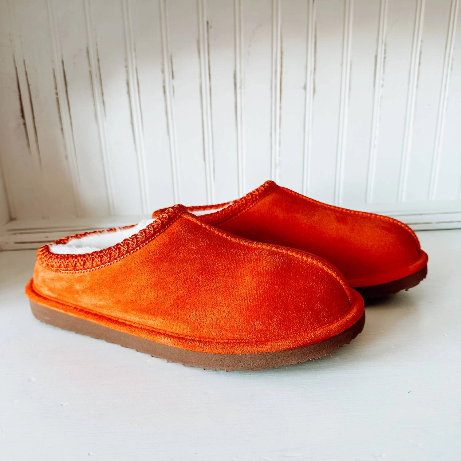 Cheers Women's Platform Slipper In Orange Chill Travel Footwear EnhancedGrip