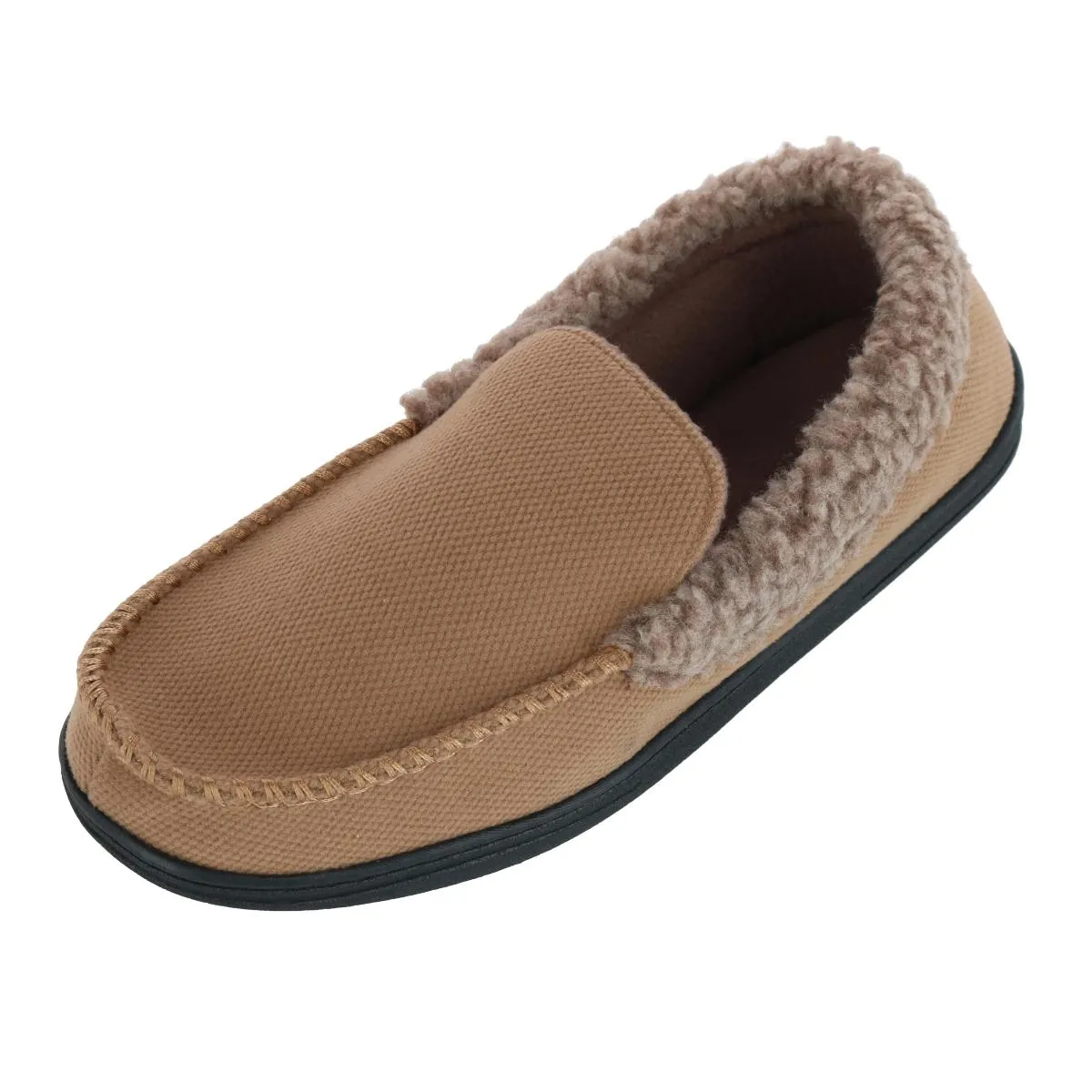 Errand Day Relaxed Footwear Men's Brushed Knit Lewis Moccasin Slipper
