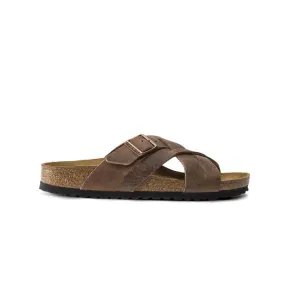 Birkenstock - Men's Lugano Oiled Leather Sandals (1015498) Effortless Walk