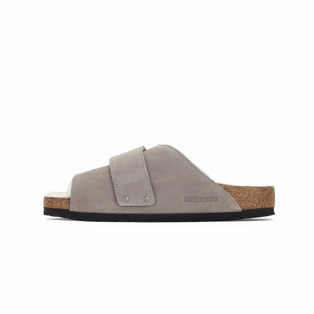 Machine made Clean Lines Birkenstock - Women's Kyoto Shearling Slides (1023280)