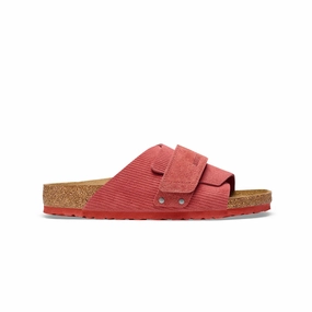 Pink Sweet Easy Posture Birkenstock - Women's Kyoto Suede Slides (Narrow) (1025702)