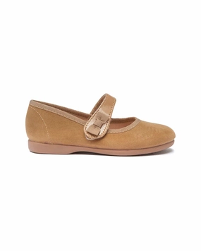 Stone Walk Childrenchic Bow Suede Mary Jane