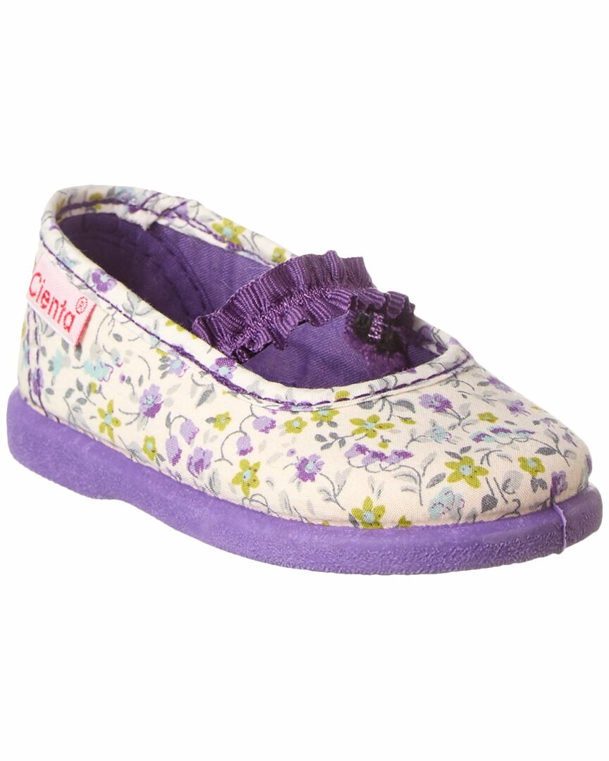 All Daywear Cienta Liso Flor Elastic Canvas Flat