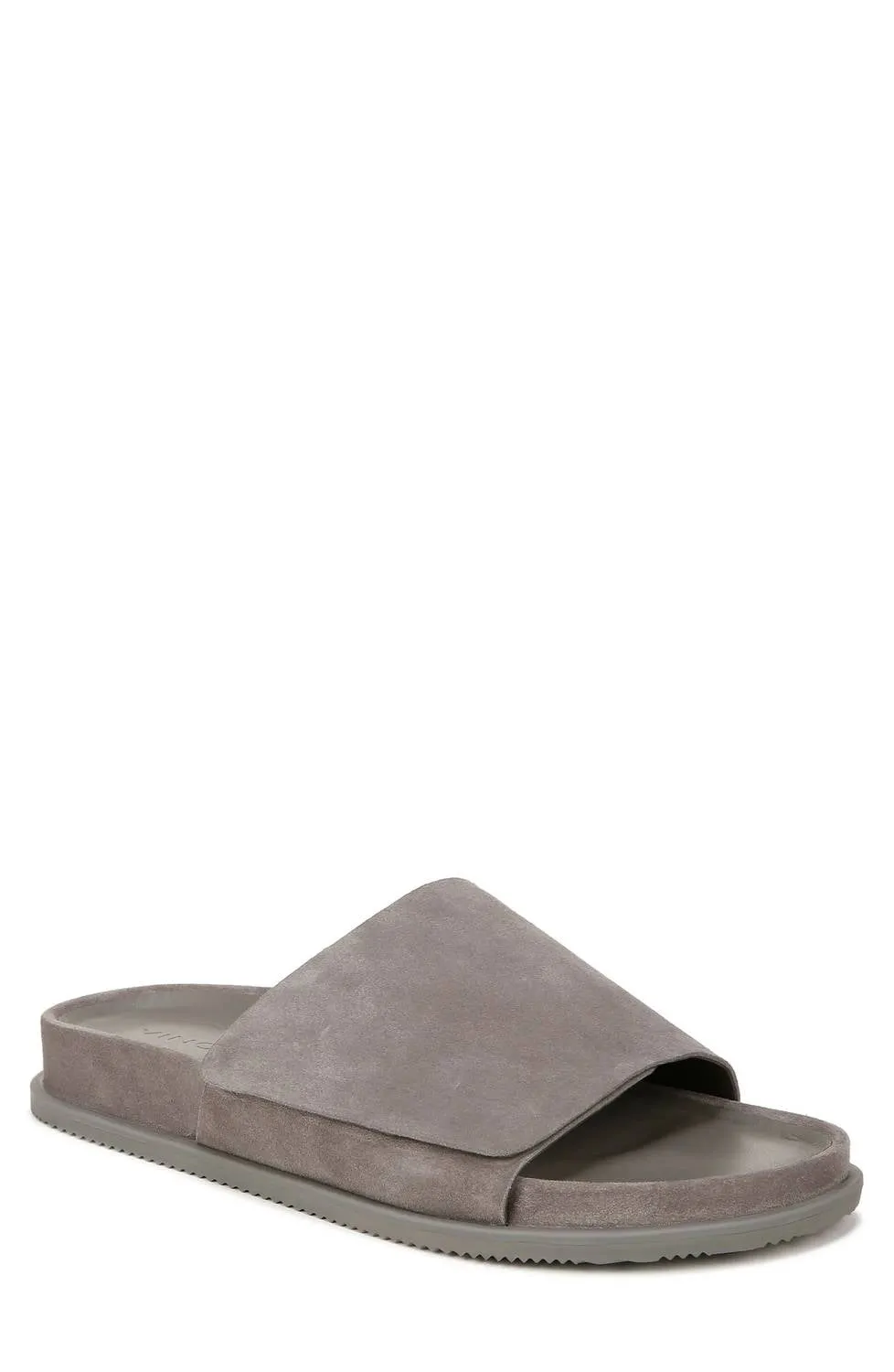 Fashion Sandals Errand Style Men's Vince Del Rey Sandal In Smoke Grey Suede