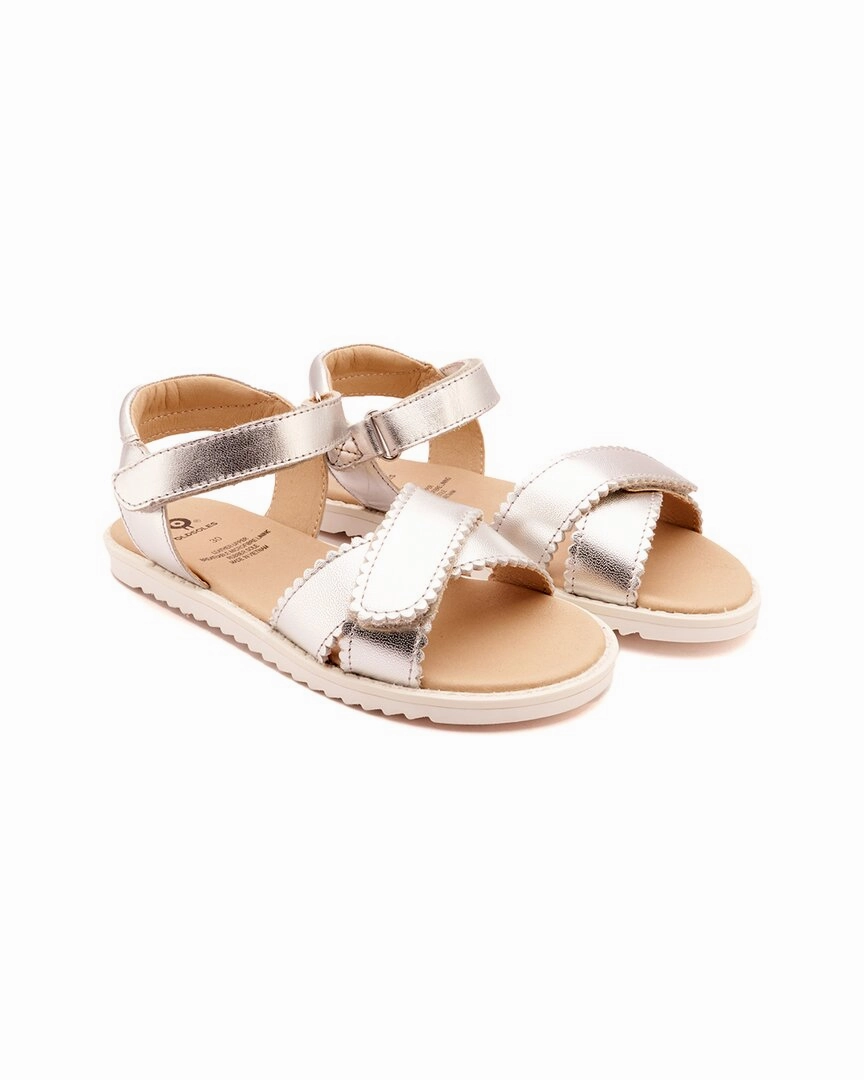 Old Soles Peachy Leather Sandal Platform Sole Everywhere Fit