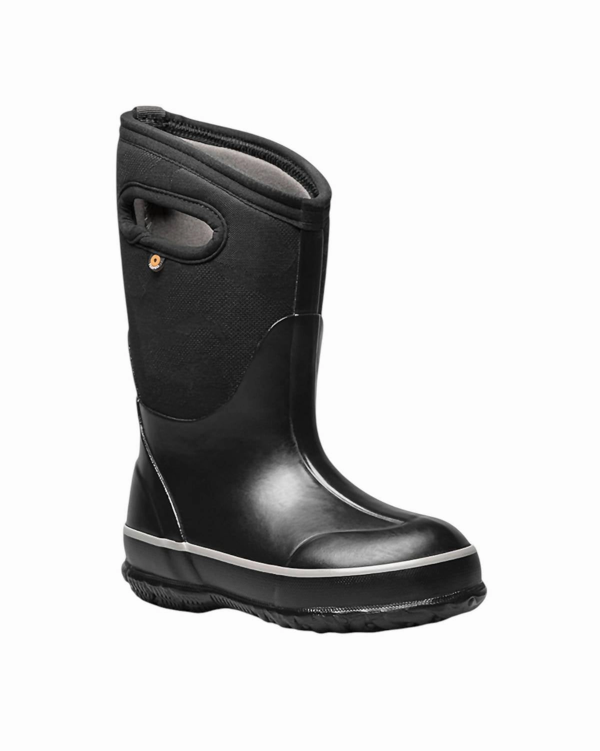 sports Comfortable Grip Classic Camo Rain Boots In Black