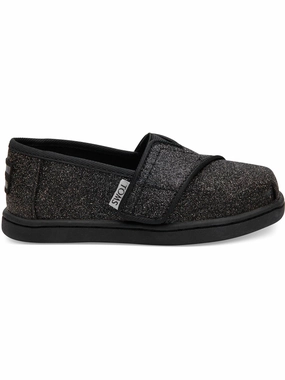 Anti Odor Flat Sole Classic Girls Slip On Glitter Loafers