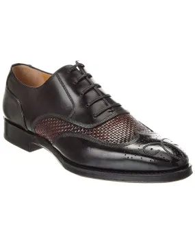 Bally Scalibur Leather Oxford Business Casual Oxfords