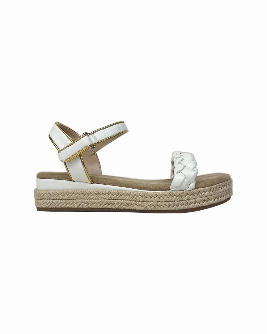 Yosi Samra Miss April Wedge Sandal Simple Slip adjustable footwear